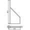 Simple wooden fence stand | with matching top part | Wood mobile fence standgalvanized